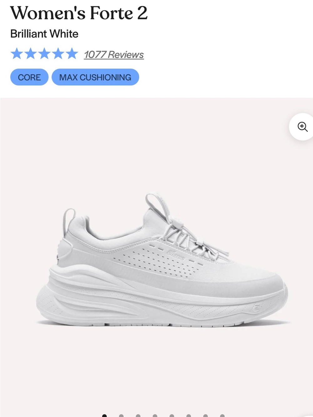 Forte 2 Women's Sneaker in Brilliant White